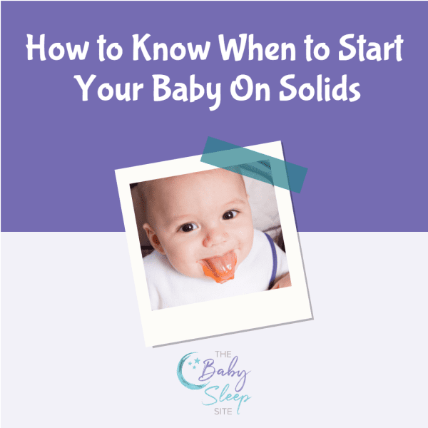 Will Starting Solids Help Your Baby Sleep? The Baby Sleep Site