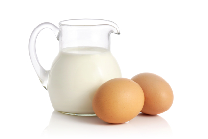 Common Childhood Food Allergies:  Dairy and Egg Allergies