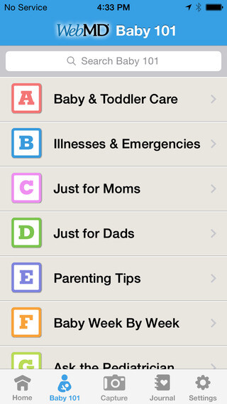 Web MD Baby App