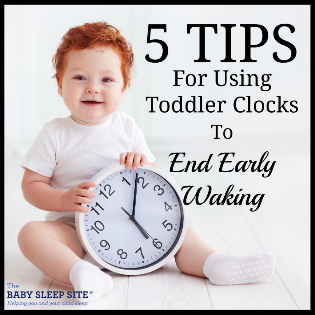 5 Tips for Using Toddler Clocks to End Early Waking