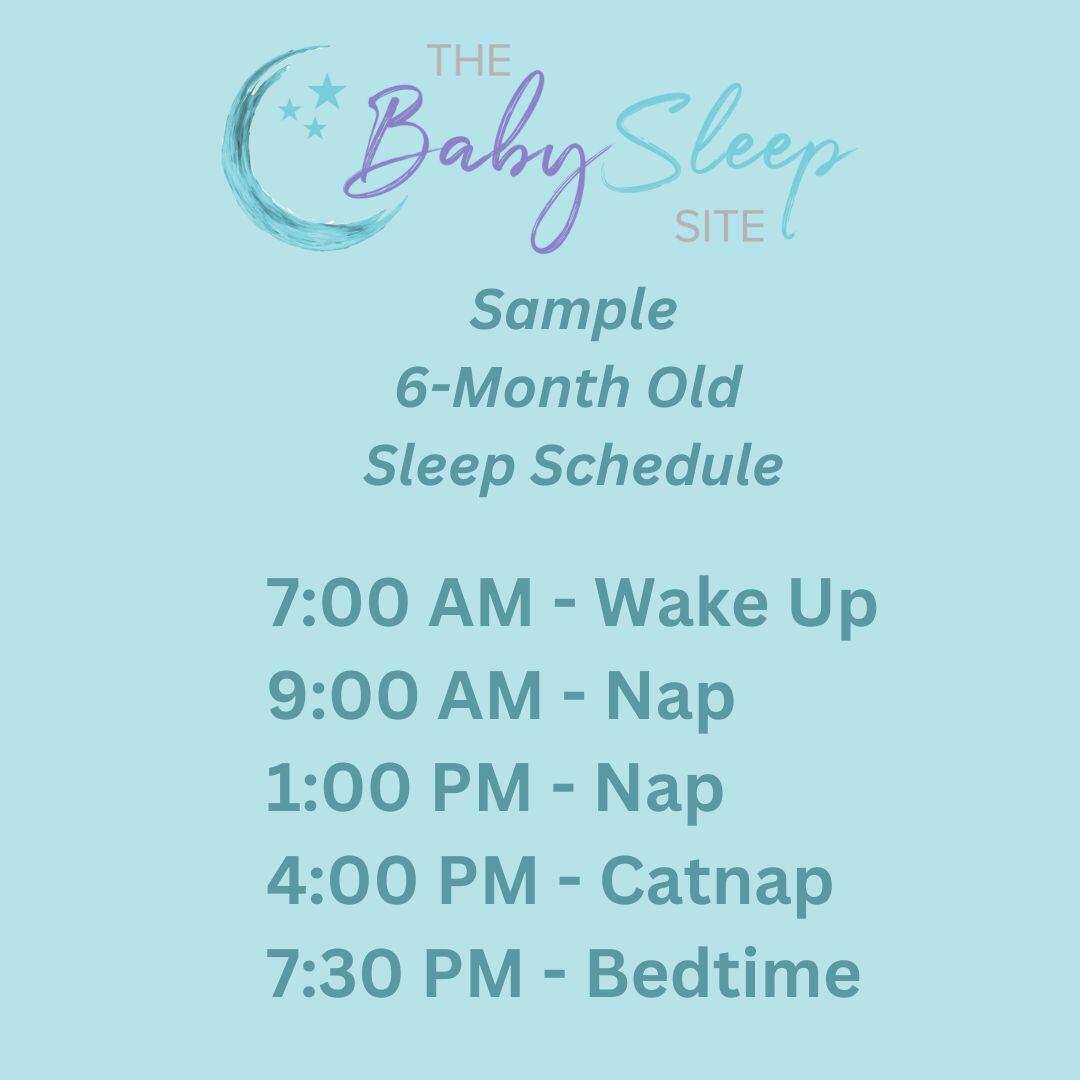 6 month old sleep schedule - sample schedule