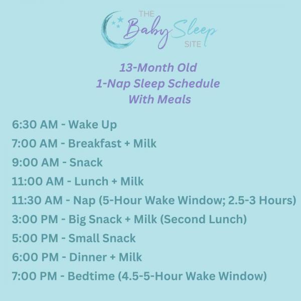 13 Month Old Sleep Schedule Sleep Through the Night and Naps