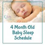 4 Month Old Sleep Schedule With Feedings
